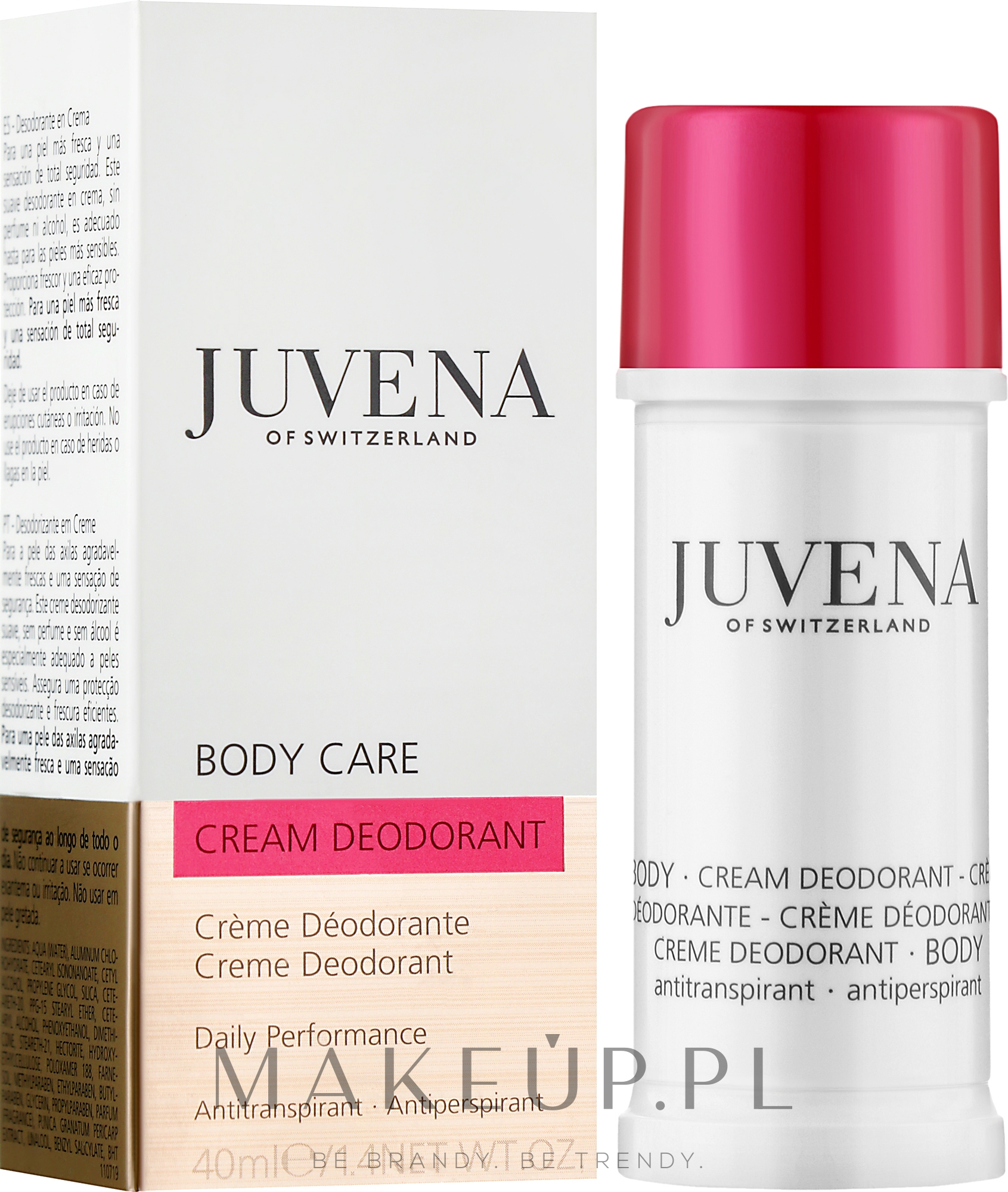 Kremowy dezodorant do ciała - Juvena Daily Performance Cream Deodorant — Zdjęcie 40 ml