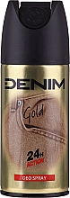 Denim Gold - Zestaw (ash/lot 100 ml + deo 150 ml + sh/gel 250 ml) — Zdjęcie N2