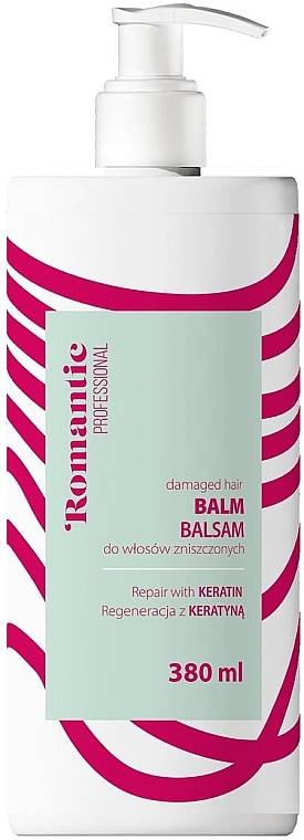 Rewitalizujący balsam do włosów z keratyną - Romantic Professional Keratin Hair Balm — Zdjęcie N1