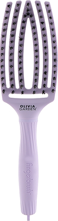 Szczotka do włosów, lawenda - Olivia Garden Fingerbrush Bloom Lavender — Zdjęcie N1