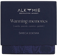 Naturalna świeca sojowa Warming Memories - Alkmie — Zdjęcie N2