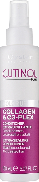 Odżywka-spray do włosów farbowanych - Oyster Cutinol Plus Color Up Extra-Sealing Conditioner Spray — Zdjęcie N1