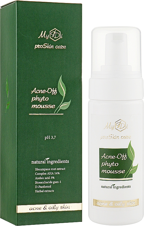 Oczyszczająca pianka do cery problematycznej - MyIDi Acne-Off Phyto Mousse — Zdjęcie N2