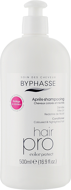 Odżywka do włosów farbowanych i rozjaśnianych - Byphasse Hair Pro Color Protect Conditioner