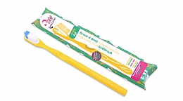 Kup Szczoteczka do zębów z wymienną główką, średnia twardość, żółta - Lamazuna Toothbrush