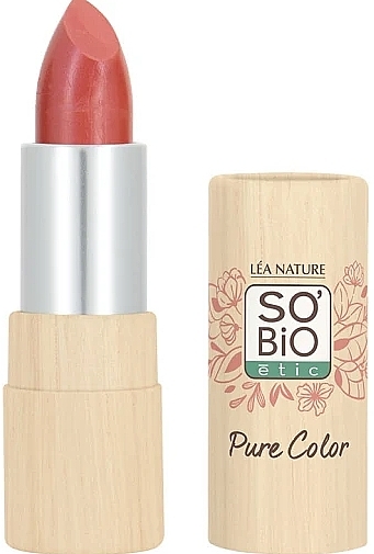 Matowa szminka - So'Bio Etic Pure Color Satin Matte Lipstick — Zdjęcie N1