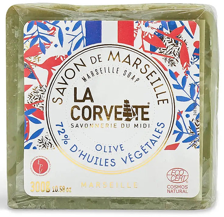 Tradycyjne mydło marsylskie - La Corvette Cube Olive 72% Soap Limited Edition — Zdjęcie N1