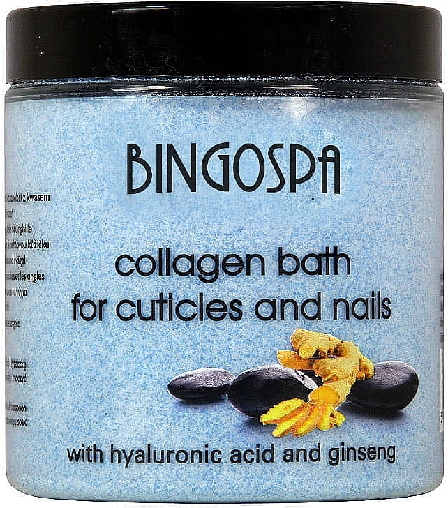 Kolagenowa kąpiel do skórek i paznokci z żeń-szeniem - BingoSpa Collagen Bath For Cuticles And Nails With Ginseng — Zdjęcie N1