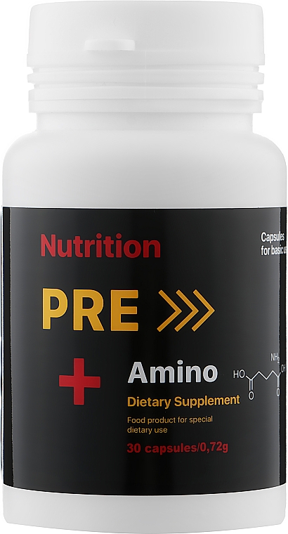 Suplement diety PRE + Amino - EntherMeal — Zdjęcie N1