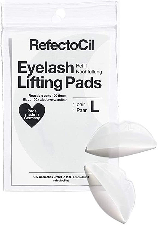 Silikonowe podkładki do liftingu rzęs, L - RefectoCil Refill Eyelash Lift Pads — Zdjęcie N1