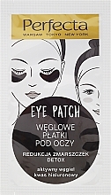 Kup WYPRZEDAŻ Węglowe płatki pod oczy redukujące zmarszczki - Dax Cosmetics Perfecta Eye Patch *