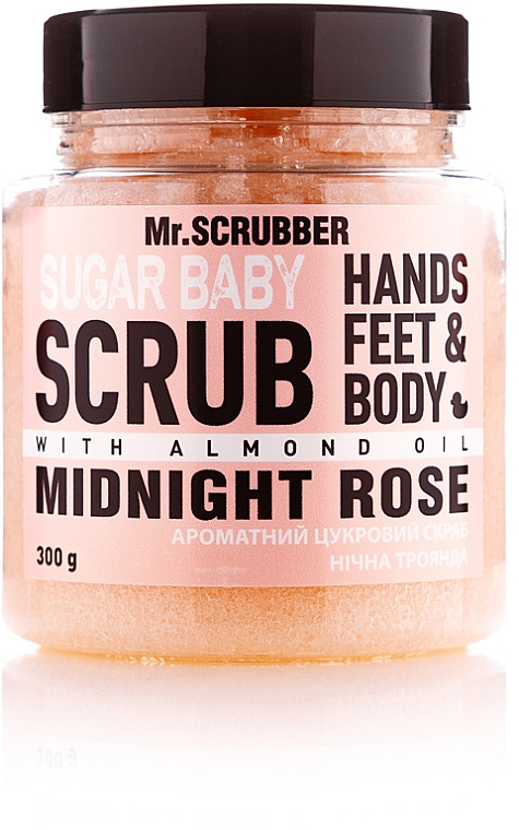 Cukrowy peeling do ciała - Mr.Scrubber Sugar Baby Midnight Rose Hands Feet & Body Scrub — Zdjęcie N1