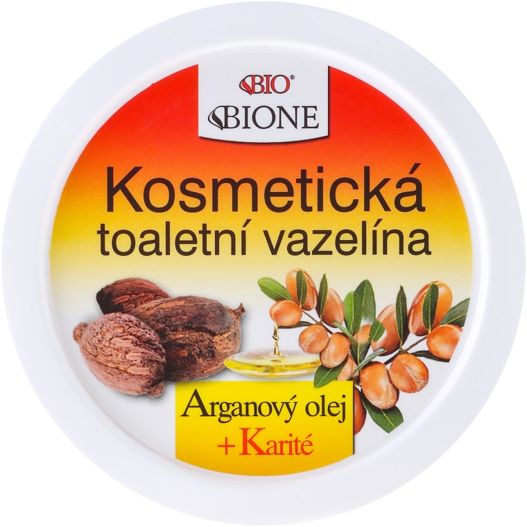 Kosmetyczna wazelina z olejem arganowym i masłem shea - Bione Cosmetics Argan Oil Vaseline — Zdjęcie N1