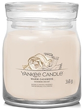 Kup Świeca zapachowa w słoiku Warm Cashmere, 2 knoty - Yankee Candle Singnature 