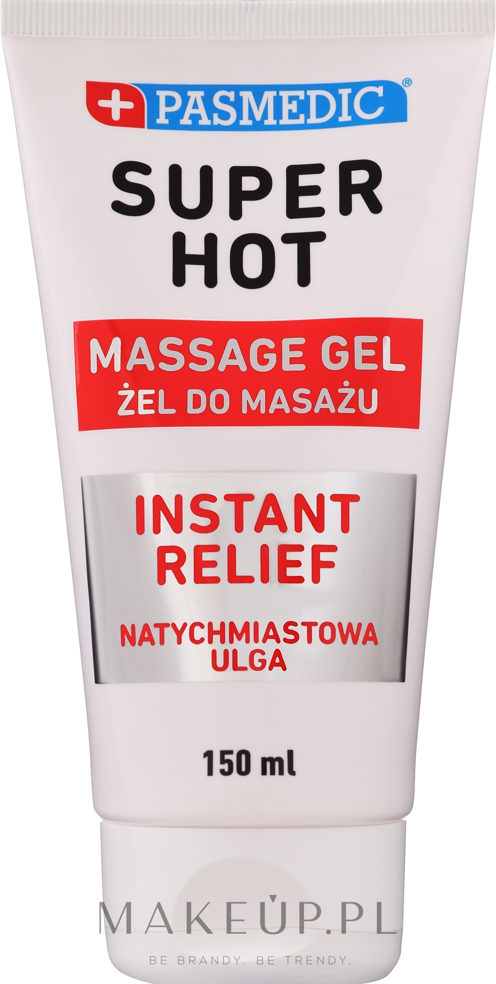 Supergorący żel do masażu ciała - Pasmedic Super Hot Massage Gel — Zdjęcie 150 ml
