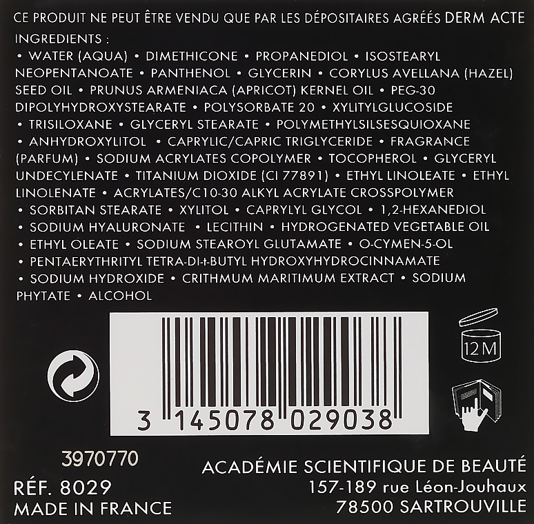 Multiwitaminowy krem nawilżający do twarzy - Académie High Vitamin Moisturizing Cream — Zdjęcie N3
