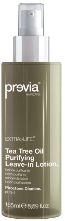 Lotion do włosów - Previa Extra Life Tea Tree Oil Purifying Leave-in Lotion