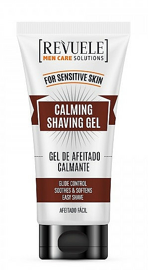 Łagodzący żel do golenia do skóry wrażliwej - Revuele Men Care Solutions Calming Shaving Gel  — Zdjęcie N1