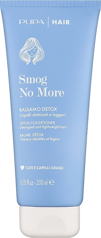 Odżywka do włosów przetłuszczających się i skóry głowy - Pupa Smog No More Detox Conditioner — Zdjęcie N1