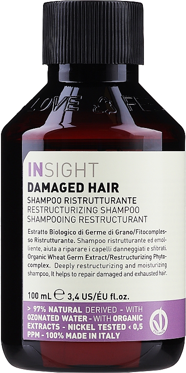 Odbudowujący szampon do włosów zniszczonych - Insight Damaged Hair Restructurizing Shampoo