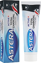 Pasta do zębów - Astera Activ + Total Charcoal — Zdjęcie N1