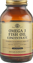 Koncentrat oleju rybiego Omega-3, 2000	 - Solgar Omega 3 Fish Oil Concentrate — Zdjęcie N1