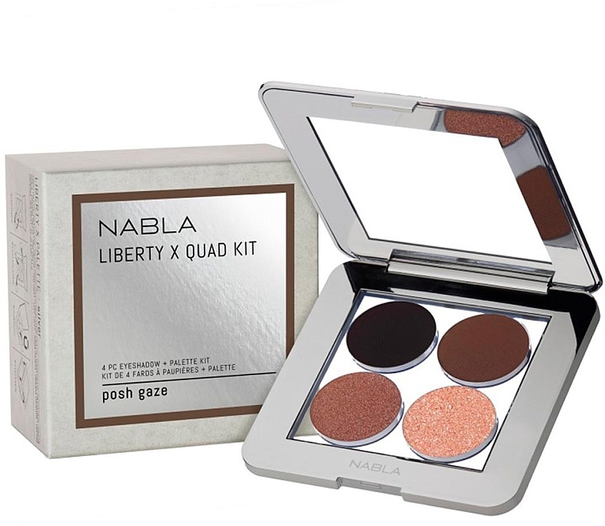 Paleta cieni do powiek - Nabla Liberty X Quad Kit Eyeshadow Palette — Zdjęcie N2
