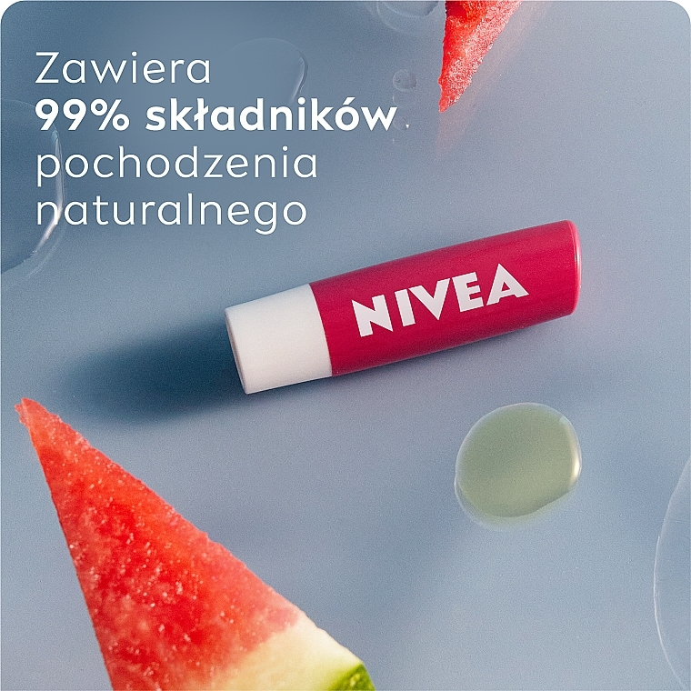 Pielęgnująca pomadka arbuzowa do ust - NIVEA Watermelon Shine — Zdjęcie N3