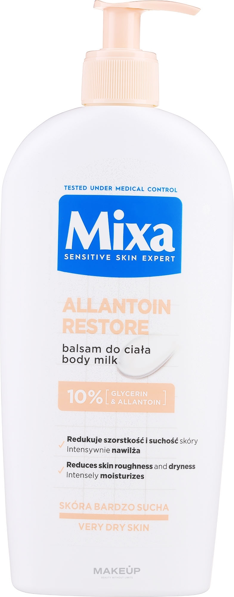 Nawilżający balsam do ciała Regeneracja - Mixa Intensive Care Dry Skin Body Balm — Zdjęcie 400 ml