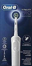 Elektryczna szczoteczka do zębów, biała - Oral-B Vitality 100 PRO Protect X D103 — Zdjęcie N1