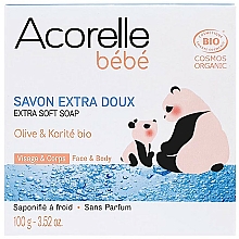 Kup Mydło dla dzieci z oliwą z oliwek i masłem shea - Acorelle Baby Soap Extra Soft