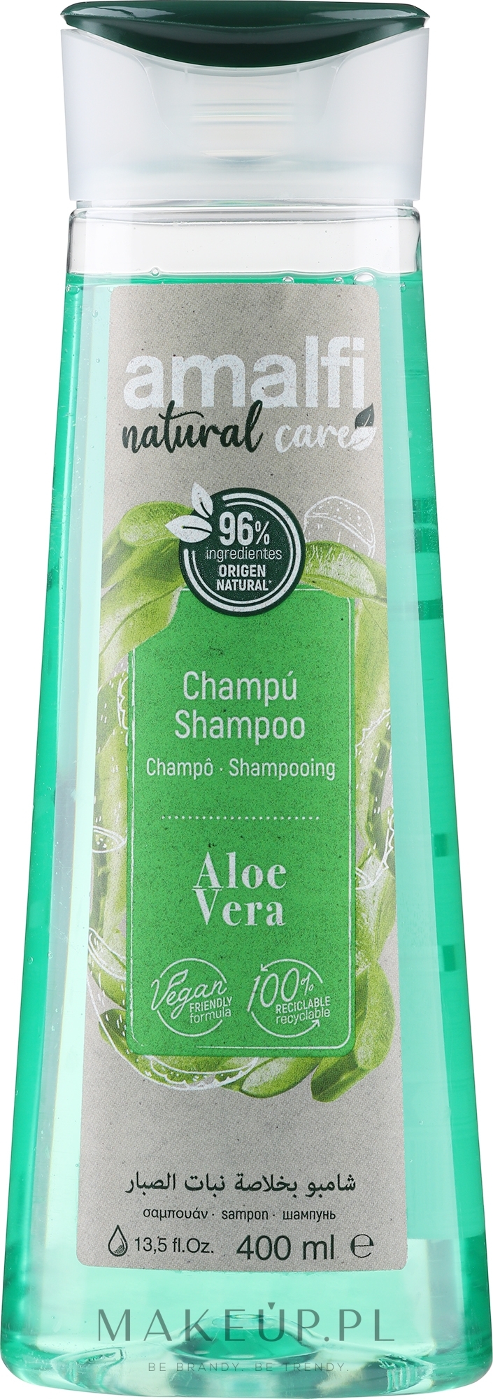 Szampon nawilżający Aloes - Amalfi Aloe Vera Shampoo  — Zdjęcie 400 ml
