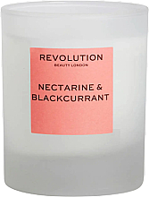 Świeca zapachowa Nektarynka i czarna porzeczka - Makeup Revolution Nectarine & Blackcurrant Scented Candle — Zdjęcie N1