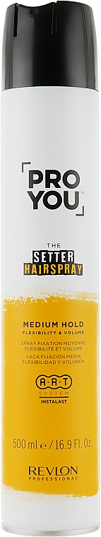 Lakier zwiększający objętość włosów - Revlon Professional Pro You The Setter Hairspray Medium — Zdjęcie N2