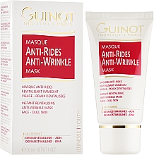 Rewitalizująca maska przeciwzmarszczkowa do cery poszarzałej i zmęczonej - Guinot Anti-Wrinkle Mask — Zdjęcie N2