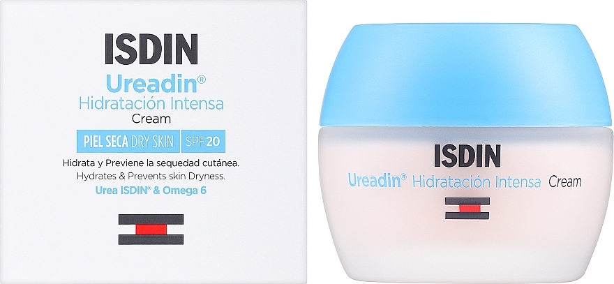 Nawilżający krem do twarzy - Isdin Ureadin Hidratacion Intensa Cream SPF20 — Zdjęcie N2