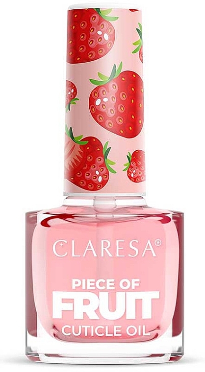 Oliwka do skórek Truskawka - Claresa Cuticle Oil Piece Of Fruit Strawberry — Zdjęcie N1