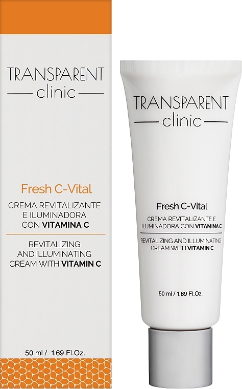 Krem do twarzy - Transparent Clinic Fresh C-Vital  — Zdjęcie N2