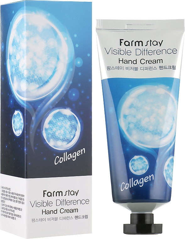 Krem do rąk z kolagenem - Farmstay Visible Difference Hand Cream — Zdjęcie N1