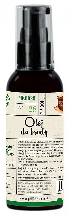 Olej do brody - Soap&Friends Beard Oil — Zdjęcie N1