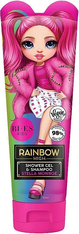Żel pod prysznic 2 w 1 - Bi-es Rainbow High Stella Monroe Gel & Shampoo — Zdjęcie N1