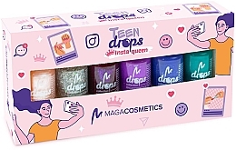 Zestaw lakierów do paznokci - Maga Cosmetics Teen Drops InstaQueen V.03 — Zdjęcie N1