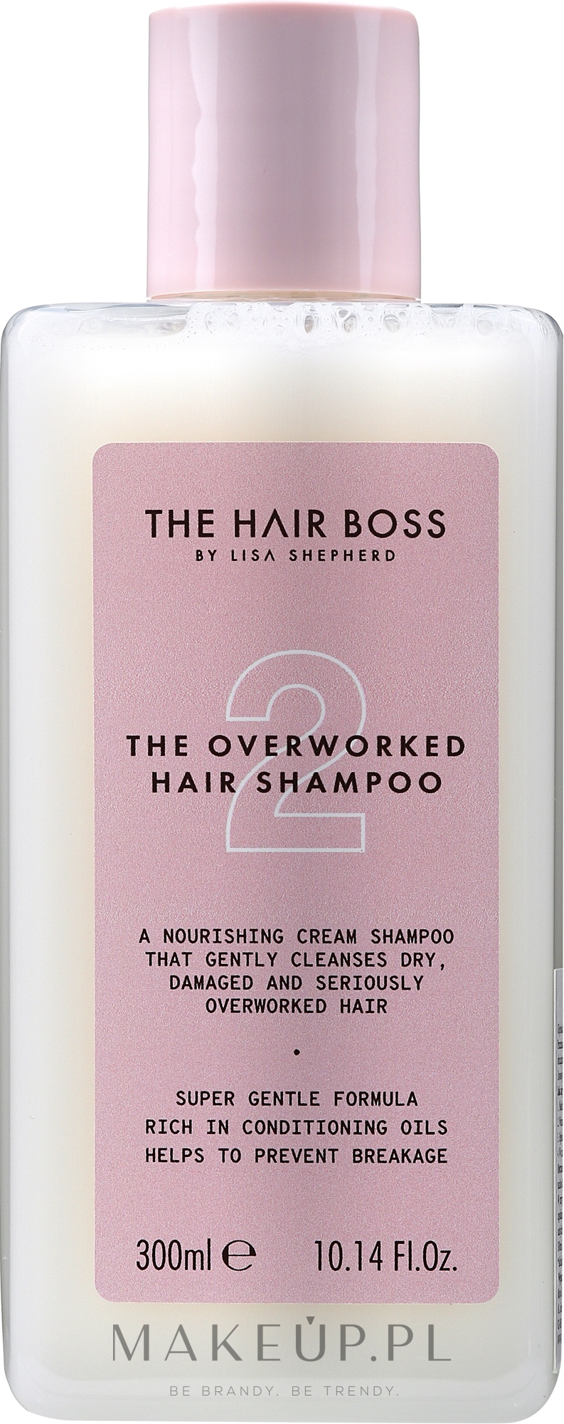 Odżywczo-oczyszczający szampon do włosów przeciążonych - The Hair Boss The Overworked Shampoo — Zdjęcie 300 ml