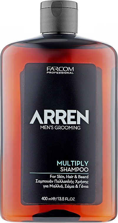 Szampon do ciała, włosów i brody - Arren Men's Grooming Multiply Shampoo — Zdjęcie N1
