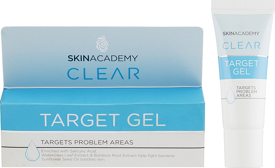 Żel miejscowy do problematycznej skóry twarzy - Skin Academy Clear Target Gel