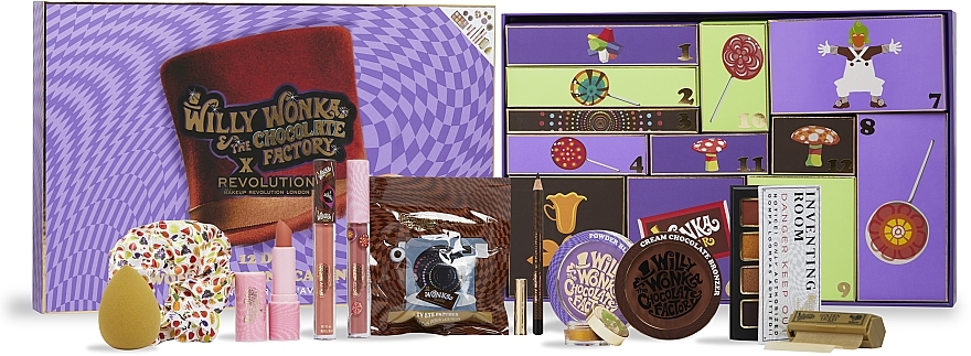 Kalendarz adwentowy - Makeup Revolution Wonka Advent Calendar — Zdjęcie N7