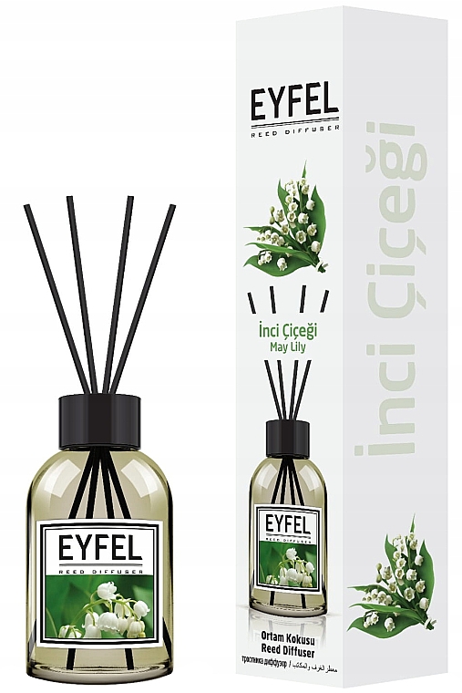 Dyfuzor zapachowy Konwalia - Eyfel Perfume Reed Diffuser May Lil — Zdjęcie N1