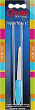 Kup Dwustronny pilnik szafirowy 13 cm, niebieski - Credo Solingen Pop Art