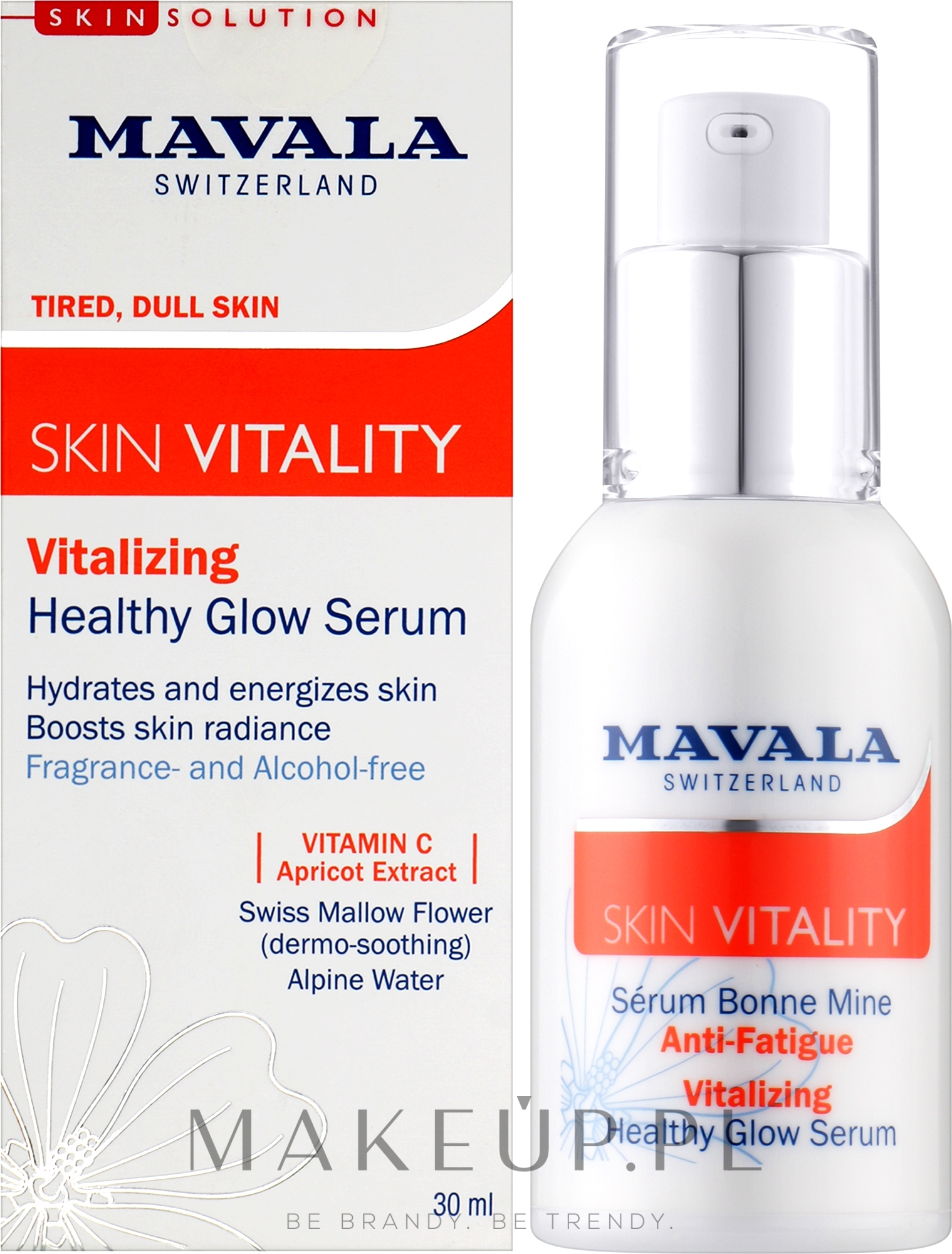 Stymulujące serum przywracające skórze blask - Mavala Vitality Vitalizing Healthy Glow Serum — Zdjęcie 30 ml