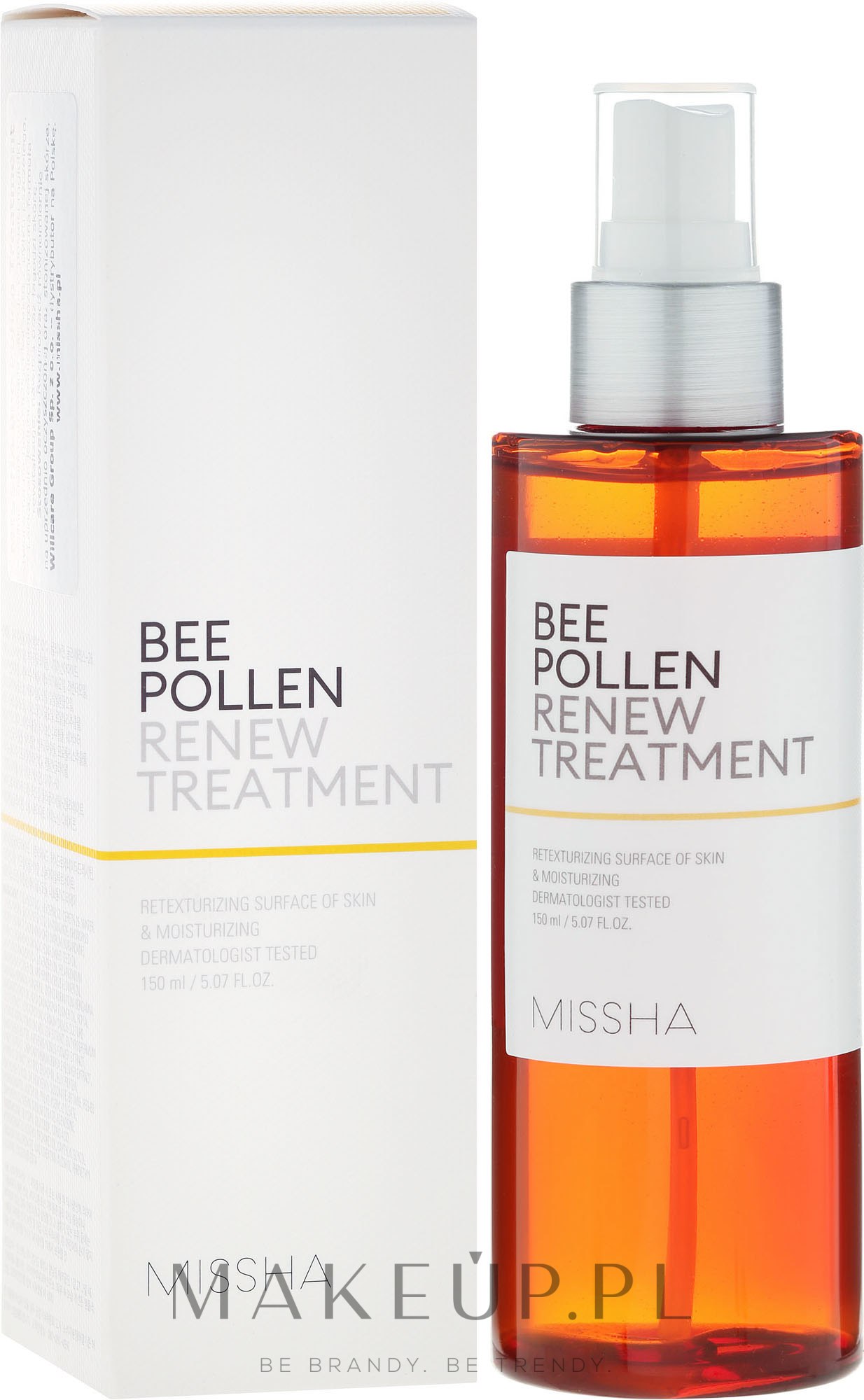 Wzmacniająca esencja w formie mgiełki do twarzy z pyłkiem pszczelim - Missha Bee Pollen Renew Treatment — Zdjęcie 150 ml